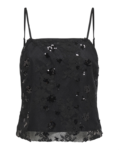  Only - ONLSinna Lace Singlet Top - Black